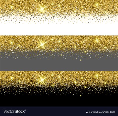 Gold Glitter Card Templates Royalty Free Vector Image