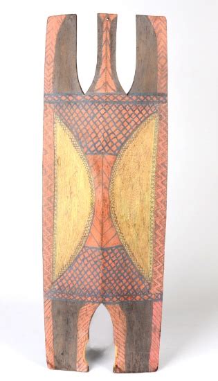 Antique Philippine Kalasag Wood Shield Igorot Bontoc 20th C Art