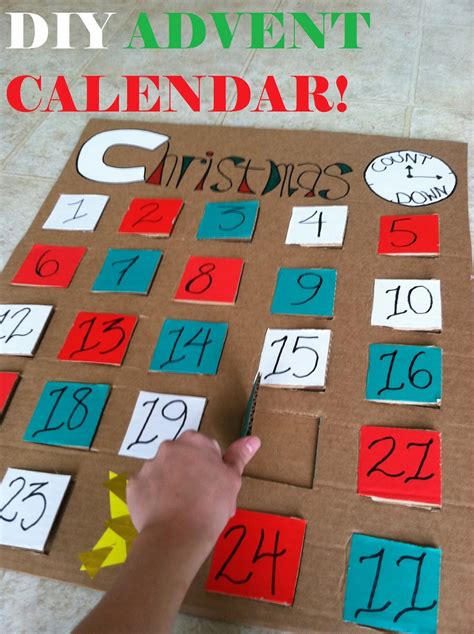My American Confessions Large Diy Christmas Advent Countdown Calendar