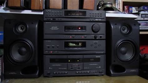SONY LBT D COMPACT HI FI STEREO SYSTEM SPEAKERS YouTube