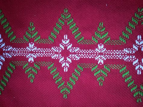 Swedish Weaving Club Christmas Table Runner