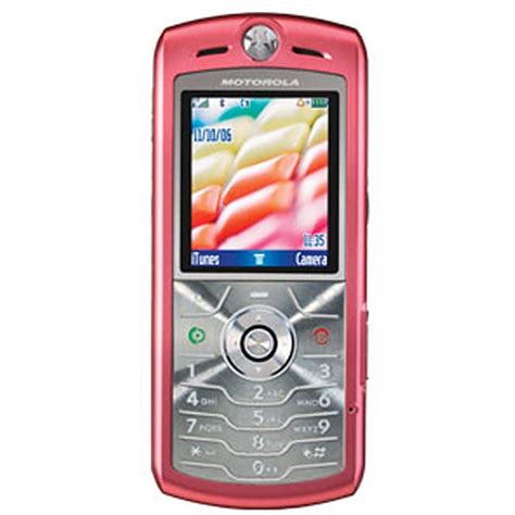 Motorola Mot L7 Pink Sliver Gsm Cell Phone Free Shipping Today