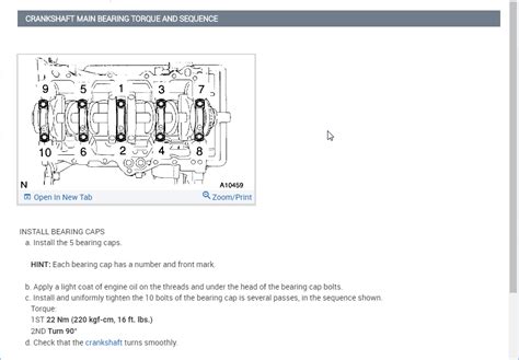 Need To Know Torque Settings For Main Bearings Big Ends Bearing