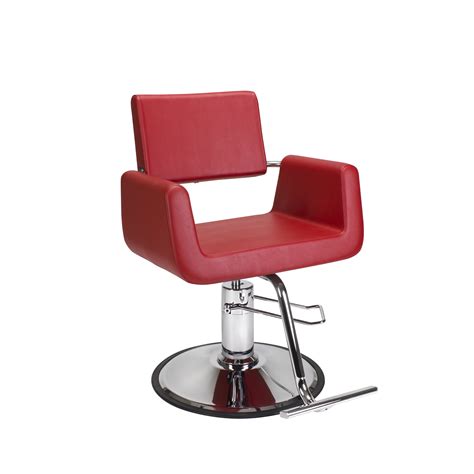 Beauty Salon Styling Chair Aron Red Salon Furniture And Barber Chairs