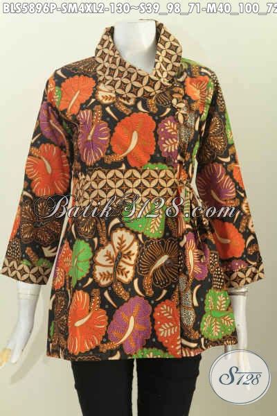 Kalau kamu menyukai gaya vintage, sepertinya model rok batik yang satu ini cocok untukmu. Baju Batik Modis Buat Kerja, Blus Lengan Panjang Motif ...