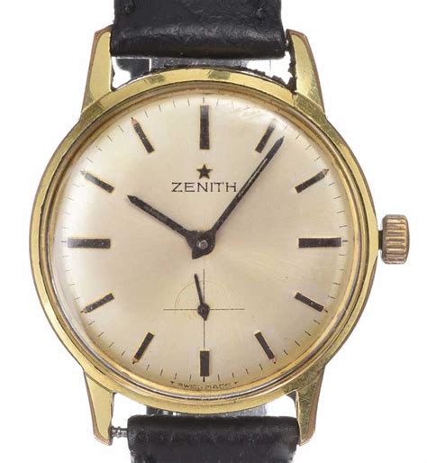 Please choose how you would like to log in today. ZENITH GOLD-PLATED STAINLESS STEEL CASED GENT'S WRIST WATCH