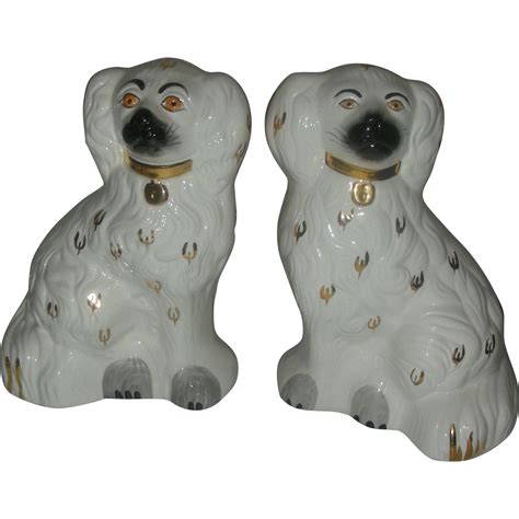 Vintage Pair Staffordshire Dog Figurines by Beswick England Mid from ...