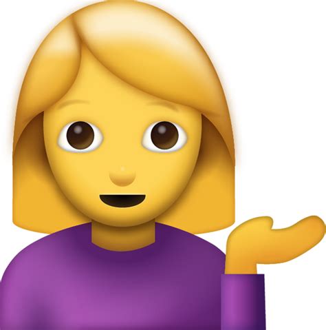 Helping Woman Emoji Free Download Iphone Emojis Emoji Island