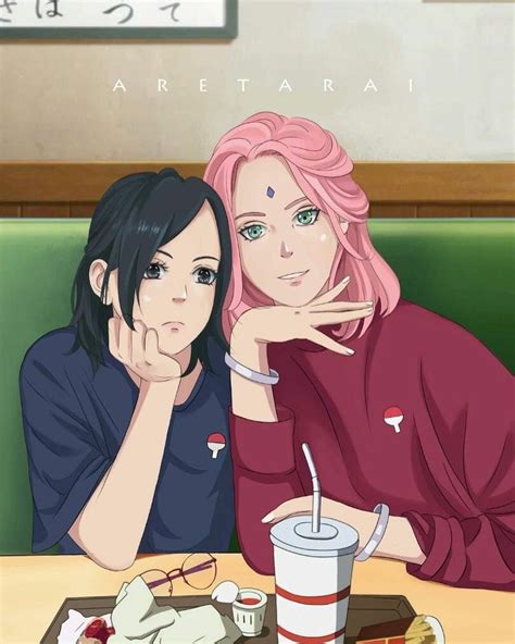Sakura And Sarada Uchiha