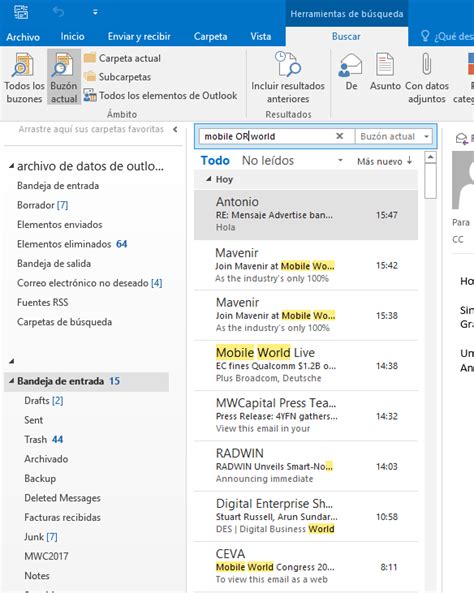 C Mo Buscar Varias Palabras En Correos Microsoft Outlook Solvetic Hot Sex Picture