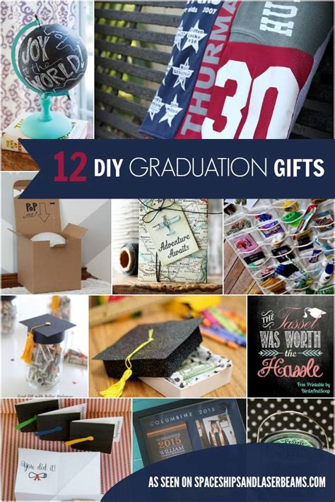 I've broken them up into three sections: 12 Inexpensive DIY Graduation Gift Ideas - Spaceships and ...