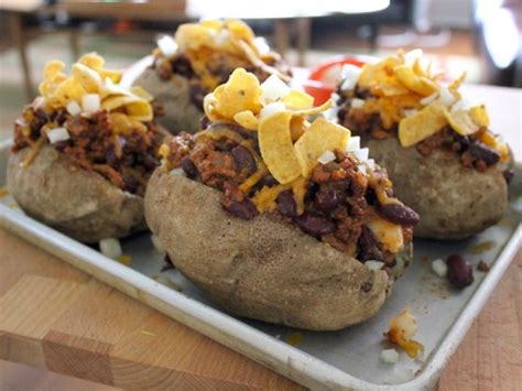 Frito Pie Loaded Baked Potato Recipe Patrick Decker Cooking Channel