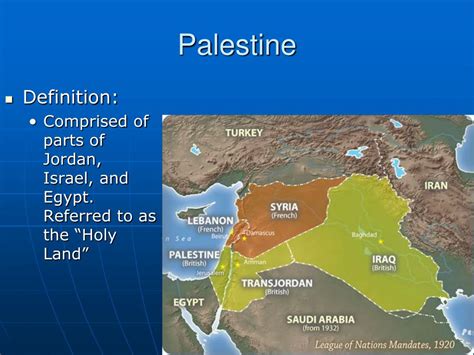 Ppt Palestine The Holy Land Powerpoint Presentation Free Download