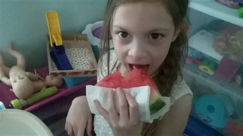 Eat Watermelon On Hot Days Youtube