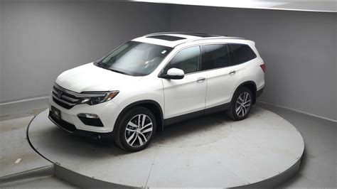 2017 White Diamond Pearl Honda Pilot Suv H353 Youtube