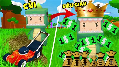 Mini Game CuỘc Thi TrỞ ThÀnh Pro CẮt CỎ Trong Mini World Noob SiÊu