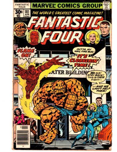 Fantastic Four 181 Its Clobberin Time Copy 2 Ebay