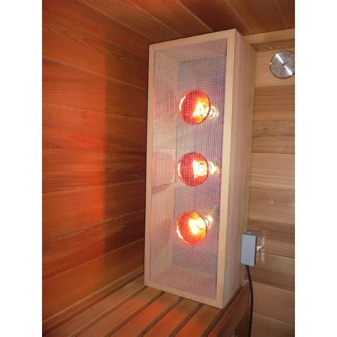 36 X 42 Near Infrared Cedar Sauna Kit Sauna Lights Red Light