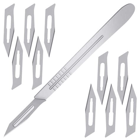 11pcs 10 Scalpel Blades 11 Scalpels Surgical Sterile Blades Including