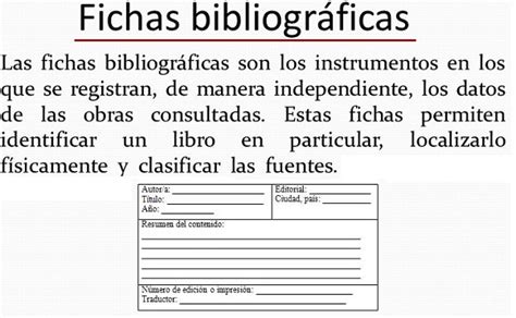 Collection Of Ejemplo De Una Ficha Bibliografica Ejemplo De Fichas
