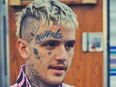 Lil Peep Face With Tattoos In Blur Background Lil Peep Hd Desktop