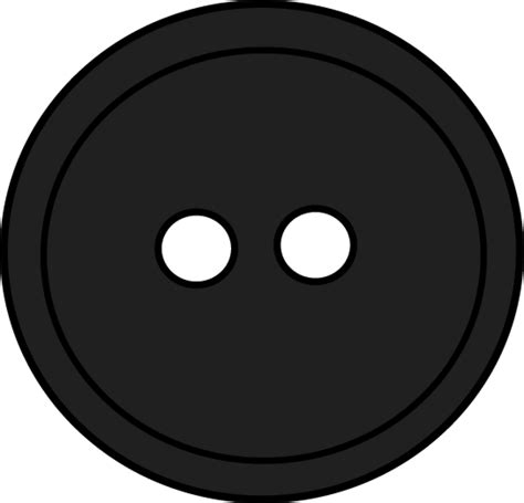 Black Round Button With 2 Hole Png Image Purepng Free