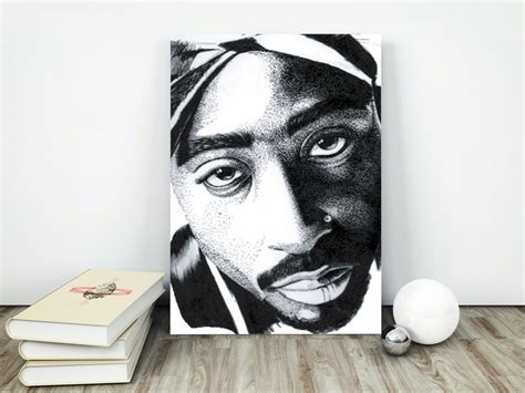 Tupac Tupac Poster Rap Print Tupac Amaru Shakur 2pac Etsy Canada