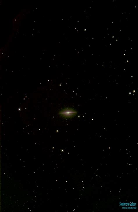 Sombrero Galaxy Messier 104 March 3rd 2022 Rastronomy