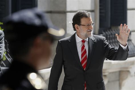 08042014 Madrid España El Presidente Del Gobierno Mariano Rajoy En