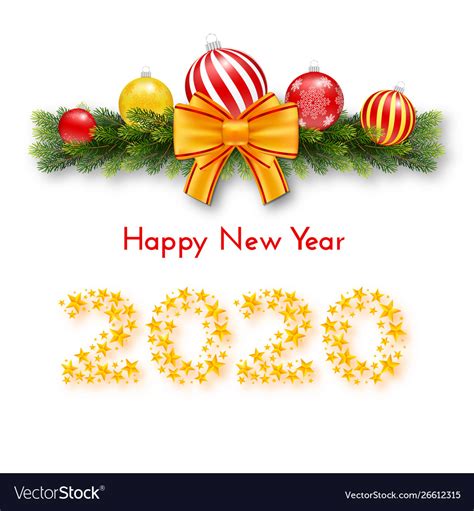 Maybe you would like to learn more about one of these? Happy new year 2020 holiday gift card Royalty Free Vector