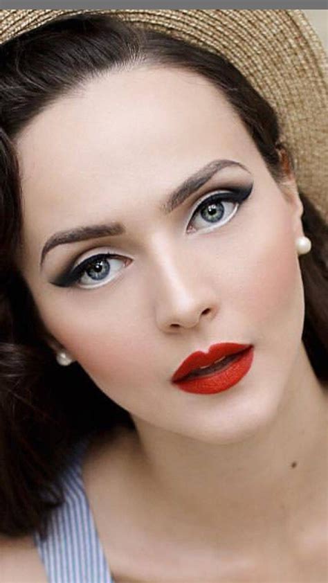 Pin By Beto On Bridesmaid Makeup Vintage Makeup Looks Rockabilly