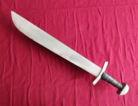 Short Sword Battle Falchion Medieval Buhurt Combat Backsword Sca
