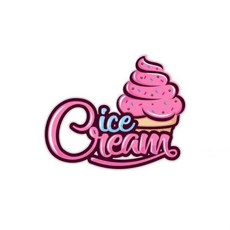Plantilla De Logotipo De Helado Vector Premium Ice Cream Logo Ice