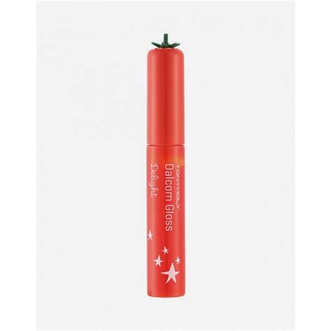 Tonymoly Delight Dalcom Tomato Gloss Lip Moisturizer Shiny Lips