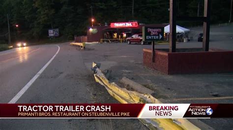 Tractor Trailer Crashes Through Primanti Bros Restaurant In Robinson