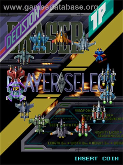 Raiden Fighters Jet Arcade Artwork Select Screen