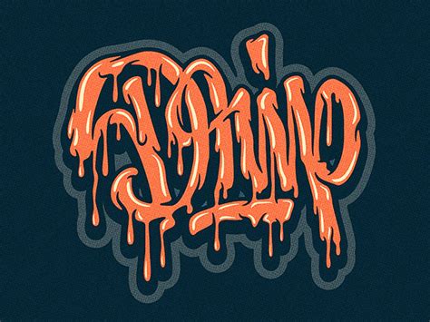 30 Custom Lettering Designs With Drips Runs And Splatters Lettering Styles Types Of Lettering