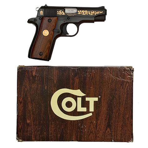 Colt Government Model 380 First Edition Pistol With Box Cowans
