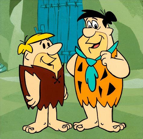 the flintstones fred and barney publicity cel hanna barbera 1960s flickr photo sharing