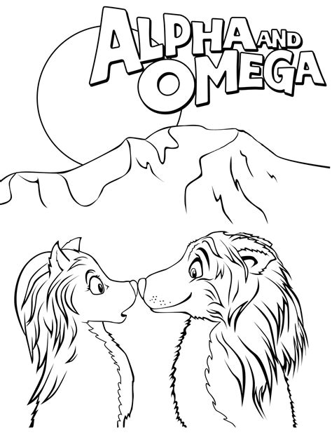 Kate And Humphrey Coloring Page Alpha And Omega Photo 37196791 Fanpop