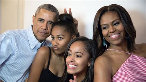See Michelle Obamas 60th Birthday Tribute To Barack Featuring Malia