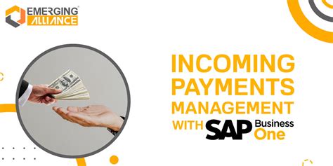 incoming payments management with sap business one sap b1