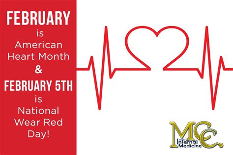 American Heart Month And National Wear Red Day Mcc Internal Medicine