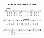 He's Got the Whole World in His Hands B-Flat Instrument Sheet Music ...