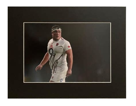 Signed Jamie George Photo Display England Rugby Autograph