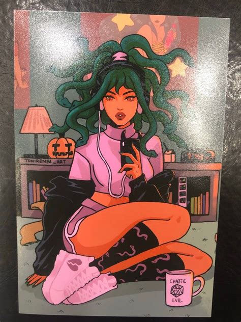 The 15 weirdest cartoons villains from the 80s and 90s cbr. Medusa Miniprint | Etsy in 2020 | Disney collage ...