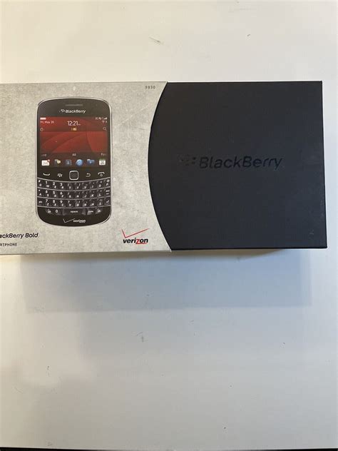 Blackberry Bold 9930 8gb Black Verizon Smartphone New In Box