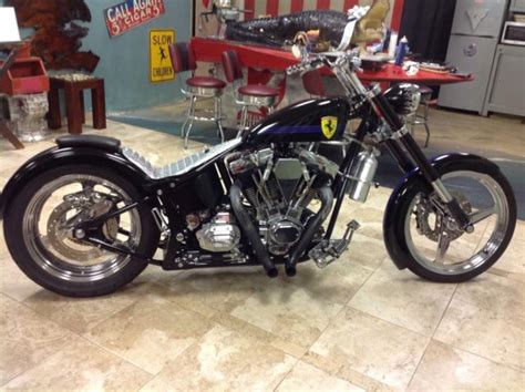 Pro Built Custom Harley Soft Tail Pro Street With Emc Supercharger 120ci