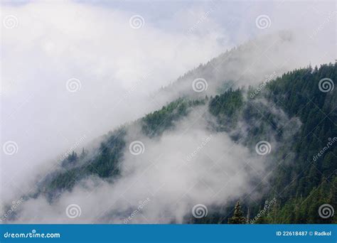 Mountains And Fog Stock Image Image Of Park Ridge Tourism 22618487