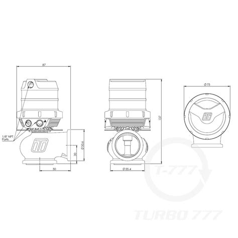 Turbosmart GenV HyperGate 45HP High Pressure 35psi External Wastegate